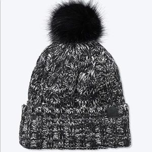 PINK SHERPA LINED BEANIE